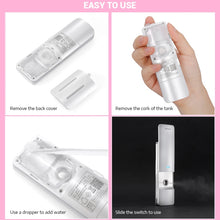 Load image into Gallery viewer, K-SKIN KD777 Nano Cool Facial Sprayer Handheld Portable Skincare Humidifier Skin Care, White, Red