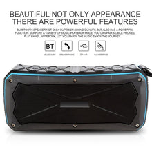 Load image into Gallery viewer, Portable Bluetooth Speaker Super Bass Stereo Wireless Speakers Support IP66 Waterproof Emergency Charging Handsfree TF