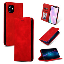 Load image into Gallery viewer, Retro Skin Feel Business Magnetic Horizontal Flip Leather Case for iPhone XIR 2019, For iPhone 11