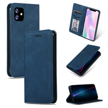 Load image into Gallery viewer, Retro Skin Feel Business Magnetic Horizontal Flip Leather Case for iPhone XIR 2019, For iPhone 11