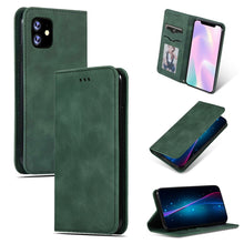 Load image into Gallery viewer, Retro Skin Feel Business Magnetic Horizontal Flip Leather Case for iPhone XIR 2019, For iPhone 11