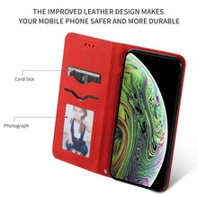 Load image into Gallery viewer, Retro Skin Feel Business Magnetic Horizontal Flip Leather Case for iPhone XI MAX 2019, For iPhone 11 Pro Max