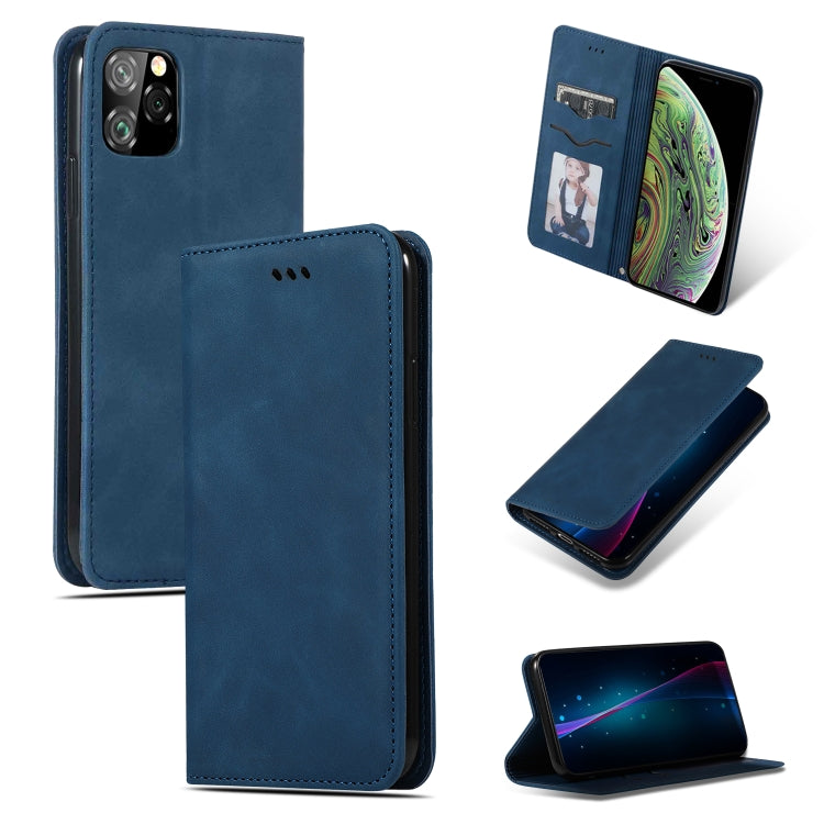 Retro Skin Feel Business Magnetic Horizontal Flip Leather Case for iPhone XI MAX 2019, For iPhone 11 Pro Max