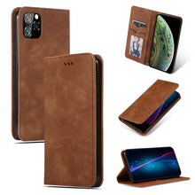 Load image into Gallery viewer, Retro Skin Feel Business Magnetic Horizontal Flip Leather Case for iPhone XI MAX 2019, For iPhone 11 Pro Max
