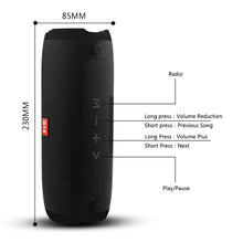 Load image into Gallery viewer, E13 Mini Portable Wireless Bluetooth Speaker Stereo Speakerphone Radio Music Subwoofer Column Speakers with TF FM, RED, BLUE, BLACK