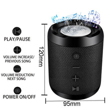 Load image into Gallery viewer, Portable Bluetooth Speaker Portable Sound System 5W Stereo Music Surround Waterproof Outdoor Speaker