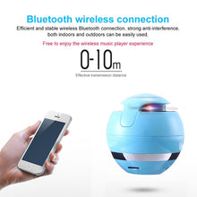 Load image into Gallery viewer, T&amp;G A18 Ball Bluetooth Speaker with LED Light Portable Wireless Mini Speaker Mobile Music MP3 Subwoofer Support TF, BLACK, BLUE, PINK, WHITE