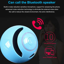 Load image into Gallery viewer, T&amp;G A18 Ball Bluetooth Speaker with LED Light Portable Wireless Mini Speaker Mobile Music MP3 Subwoofer Support TF, BLACK, BLUE, PINK, WHITE