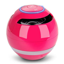 Load image into Gallery viewer, T&amp;G A18 Ball Bluetooth Speaker with LED Light Portable Wireless Mini Speaker Mobile Music MP3 Subwoofer Support TF, BLACK, BLUE, PINK, WHITE