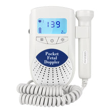 Load image into Gallery viewer, FD-100 Digital Fetal Doppler Ultrasound Sound Baby Heartbeat Detector Monitor LED Digital Prenatal Pocket Fetal Doppler Stethoscope, FD-100   (Blue)
