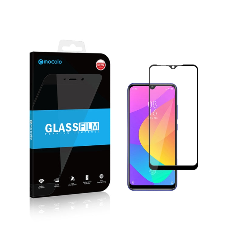 2pcs mocolo 0.33mm 9H 2.5D Full Glue Tempered Glass Film for Xiaomi Mi CC9e