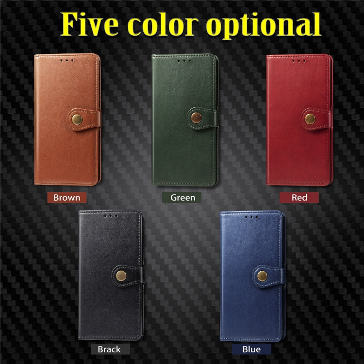 Retro Solid Color Leather Buckle Mobile Phone Protection Leather Case with Photo Frame & Card Slot & Wallet & Bracket Function for  iPhone XIR（2019）, For iPhone 11