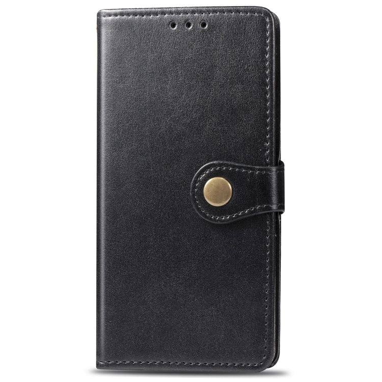 Retro Solid Color Leather Buckle Mobile Phone Protection Leather Case with Photo Frame & Card Slot & Wallet & Bracket Function for  iPhone XIR（2019）, For iPhone 11