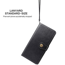 Load image into Gallery viewer, Retro Solid Color Leather Buckle Mobile Phone Protection Leather Case with Photo Frame &amp; Card Slot &amp; Wallet &amp; Bracket Function for  iPhone XIR（2019）, For iPhone 11