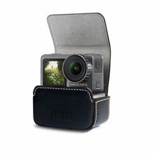 Load image into Gallery viewer, Waterproof Mini Leather Case Storage Carrying Box for DJI OSMO Action / GoPro / SJCAM / Xiaomi Mi Jia, Black, Coffee