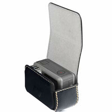 Load image into Gallery viewer, Waterproof Mini Leather Case Storage Carrying Box for DJI OSMO Action / GoPro / SJCAM / Xiaomi Mi Jia, Black, Coffee
