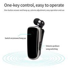 Load image into Gallery viewer, K39 Wireless Bluetooth Headset CSR DSP chip In-Ear Vibrating Alert Wear Clip Hands Free Earphone, BLACK, WHITE, BLUE, ROSE RED