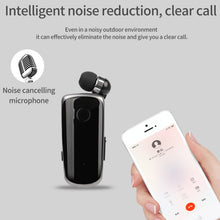 Load image into Gallery viewer, K39 Wireless Bluetooth Headset CSR DSP chip In-Ear Vibrating Alert Wear Clip Hands Free Earphone, BLACK, WHITE, BLUE, ROSE RED