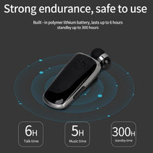 Load image into Gallery viewer, K39 Wireless Bluetooth Headset CSR DSP chip In-Ear Vibrating Alert Wear Clip Hands Free Earphone, BLACK, WHITE, BLUE, ROSE RED