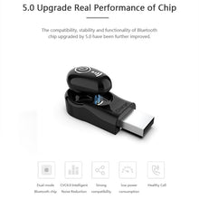 Load image into Gallery viewer, S650 Second Generation Charging Base Mini Bluetooth Earphone Wireless Earbuds Business Invisible Handsfree In-Ear Earphones with Mic