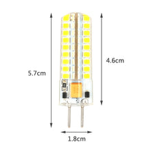 Load image into Gallery viewer, GY6.35 5W SMD2835 72LEDs Dimmable Silicone Corn Bulb for Chandelier Crystal Lamp Lighting Accessories,AC 12V, Warm White, Cool White
