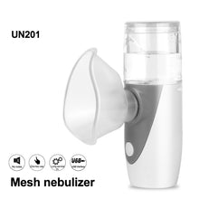 Load image into Gallery viewer, UN201  Health Care Mesh Nebulizer Handheld Portable Children Adult Asthma Inhaler Mini  Care Inhale Ultrasonic Nebulizer, UN201