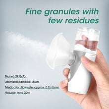 Load image into Gallery viewer, UN201  Health Care Mesh Nebulizer Handheld Portable Children Adult Asthma Inhaler Mini  Care Inhale Ultrasonic Nebulizer, UN201