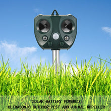 Load image into Gallery viewer, Outdoor Ultrasonic Solar  Animal Repeller  Pest Mouse Repeller  Sensor Garden Bird Cat Dog Fox Repellent Keep Animals Away, Repellent