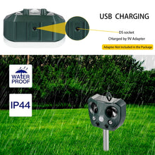 Load image into Gallery viewer, Outdoor Ultrasonic Solar  Animal Repeller  Pest Mouse Repeller  Sensor Garden Bird Cat Dog Fox Repellent Keep Animals Away, Repellent