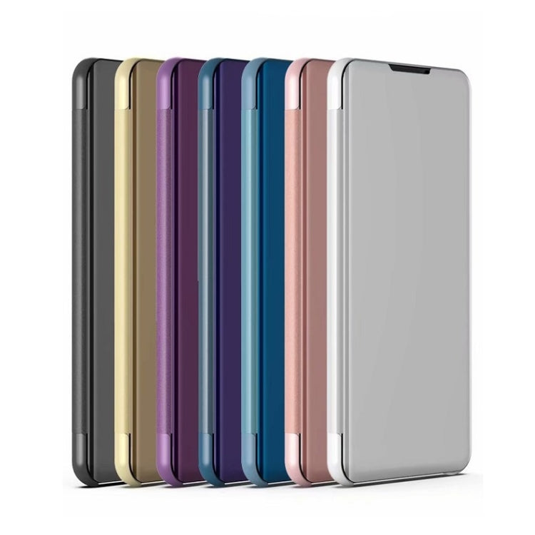 Plating Mirror Left and Right Flip Cover with Bracket Holster for iPhone XIR 2019, For iPhone 11