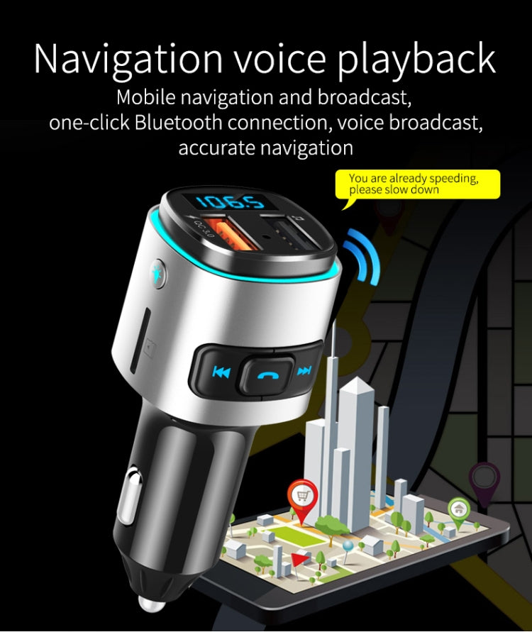 BC41 Multi-Functional MP3 Player, Bluetooth Receiver, USB Charger, Automobile Cigarette Lighter, BC41