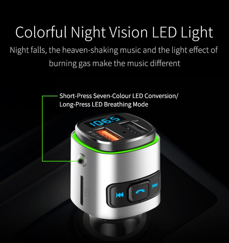 BC41 Multi-Functional MP3 Player, Bluetooth Receiver, USB Charger, Automobile Cigarette Lighter, BC41