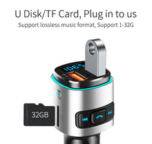 Load image into Gallery viewer, BC41 Multi-Functional MP3 Player, Bluetooth Receiver, USB Charger, Automobile Cigarette Lighter, BC41