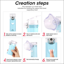 Load image into Gallery viewer, RZ823 Health Network Nebulizer Handheld Household Child Adult Asthma Inhaler Mini Care Inhalation Ultrasonic Nebulizer, RZ823