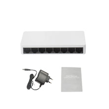 Load image into Gallery viewer, Mini 8Port 10/100Mbps Fast Ethernet Switch