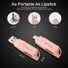 Load image into Gallery viewer, Richwell DXZ65 USB Flash Disk 32G 3 in 1 Micro USB + 8 Pin + USB 3.0 Compatible IPhone &amp; IOS