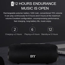 Load image into Gallery viewer, BY Portable Bluetooth Speaker Waterproof Wireless Loudspeaker 3D Stereo Music Surround Sound System Outdoor Speakers Support TF AUX