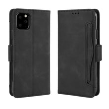 Load image into Gallery viewer, Wallet Style Skin Feel Calf Pattern Leather Case For iPhone XIR 2019 ,with Separate Card Slot, For iPhone 11