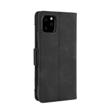 Load image into Gallery viewer, Wallet Style Skin Feel Calf Pattern Leather Case For iPhone XIR 2019 ,with Separate Card Slot, For iPhone 11
