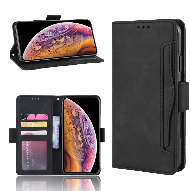 Wallet Style Skin Feel Calf Pattern Leather Case For iPhone XIR 2019 ,with Separate Card Slot, For iPhone 11