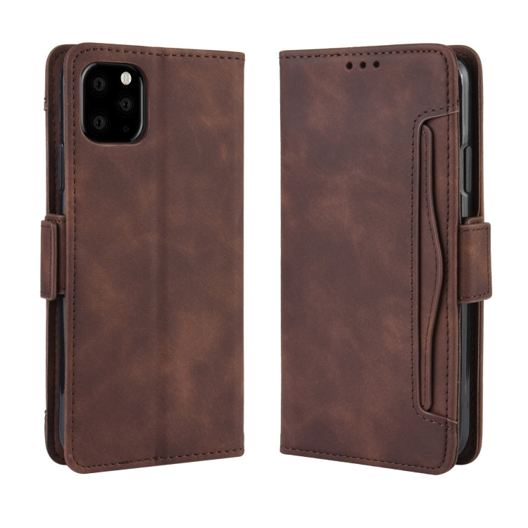 Wallet Style Skin Feel Calf Pattern Leather Case For iPhone XIR 2019 ,with Separate Card Slot, For iPhone 11