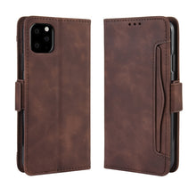 Load image into Gallery viewer, Wallet Style Skin Feel Calf Pattern Leather Case For iPhone XIR 2019 ,with Separate Card Slot, For iPhone 11
