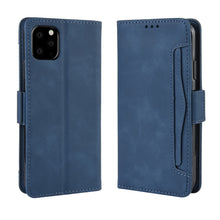 Load image into Gallery viewer, Wallet Style Skin Feel Calf Pattern Leather Case For iPhone XIR 2019 ,with Separate Card Slot, For iPhone 11