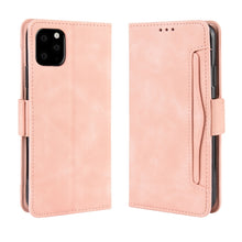 Load image into Gallery viewer, Wallet Style Skin Feel Calf Pattern Leather Case For iPhone XIR 2019 ,with Separate Card Slot, For iPhone 11