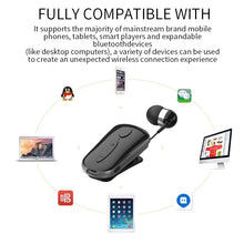 Load image into Gallery viewer, K36 Stereo Wireless Bluetooth Headset Calls Remind Vibration Wear Clip Driver Auriculares Earphone