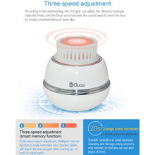 Load image into Gallery viewer, Duosi DY-103 USB Rechargeble Electric Facial Cleansing Brush Waterproof Face Deep Pore Cleaning Massager Exfoliator Oil Dirt Blackhead Remove