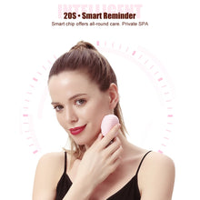 Load image into Gallery viewer, Duosi 2in1 Electric Facial Cleansing Brush Waterproof face Skin   Cleansing Massager Silicone Vibration Scrubber Pore   Clear Blackhead Remover