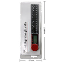 Load image into Gallery viewer, Two-in-one Digital Angle Protractor, 200mm, 300mm