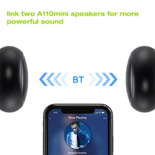 Load image into Gallery viewer, EWA A110mini High Hidelity Bluetooth Speaker Small Size High Power Bass, TWS Bluetooth Technology, Support TF
