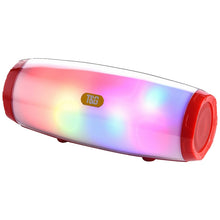 Load image into Gallery viewer, T&amp;G TG165 5W*2 Portable Wireless Speaker Speaker With Dancing LED Flashing Light Mp3 AUX USB FM Radio Stereo Subwoofer